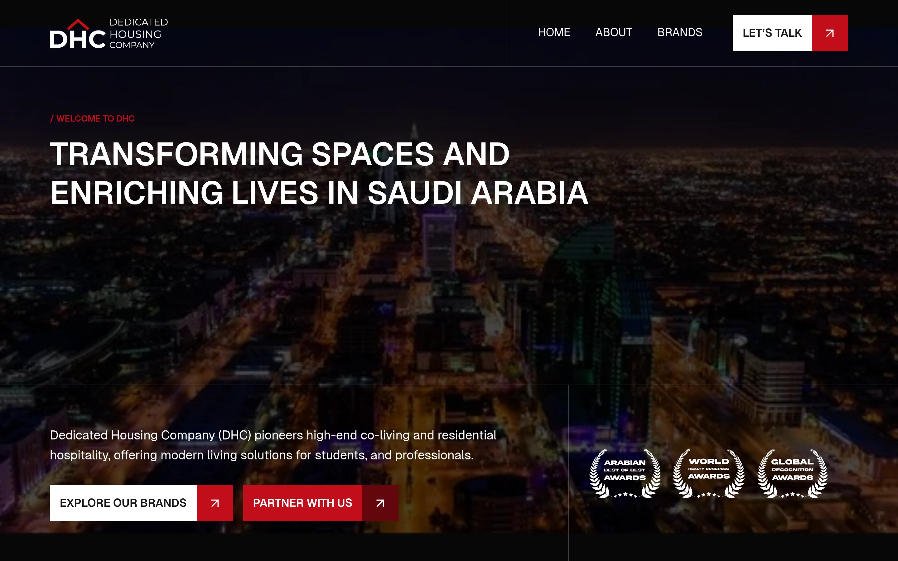 Dedicated Housing Co — Student Housing Website