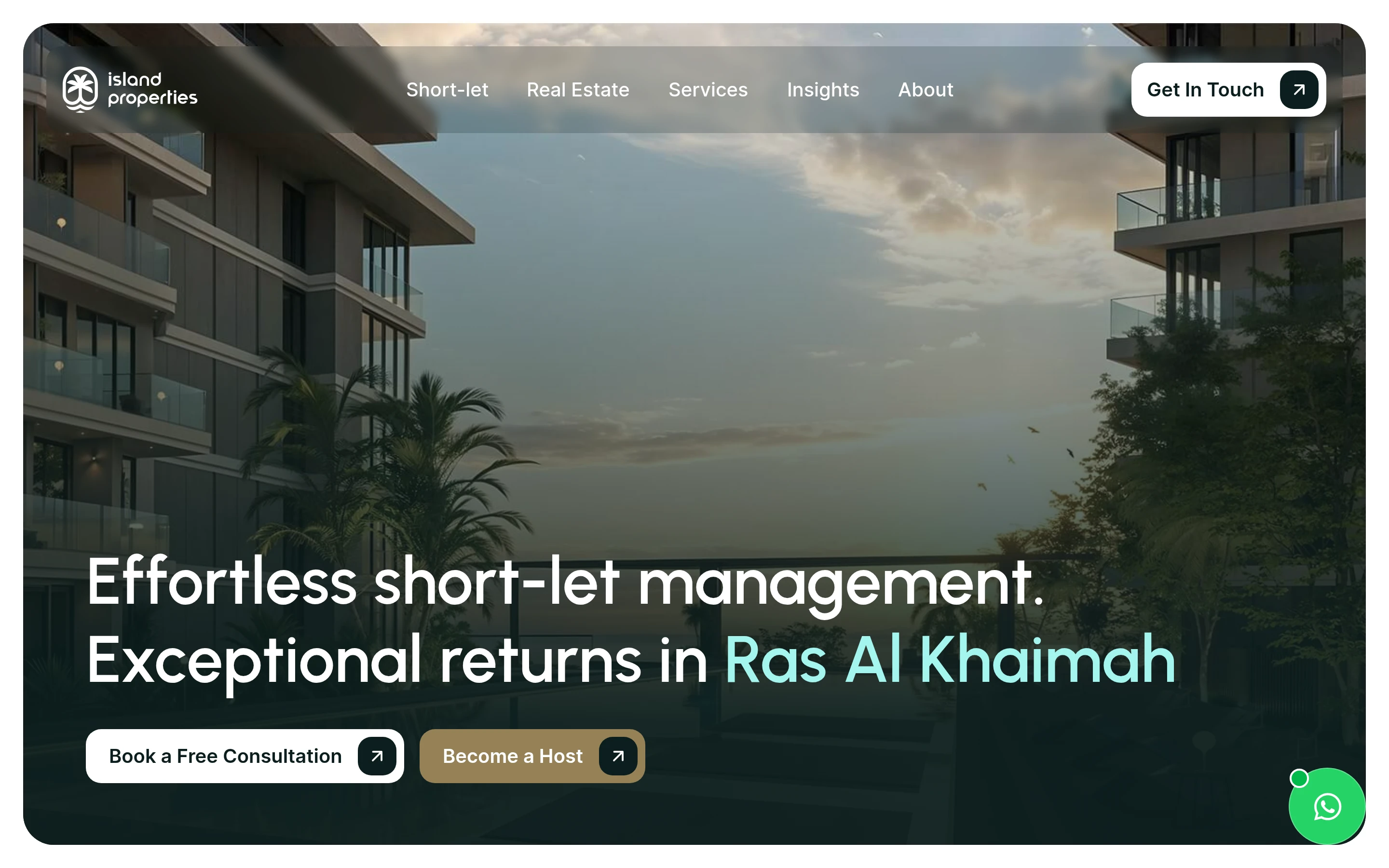 Island Properties — Investment Website