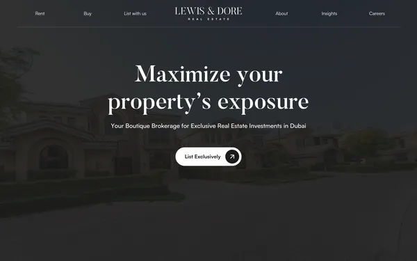 Lewis & Dore website