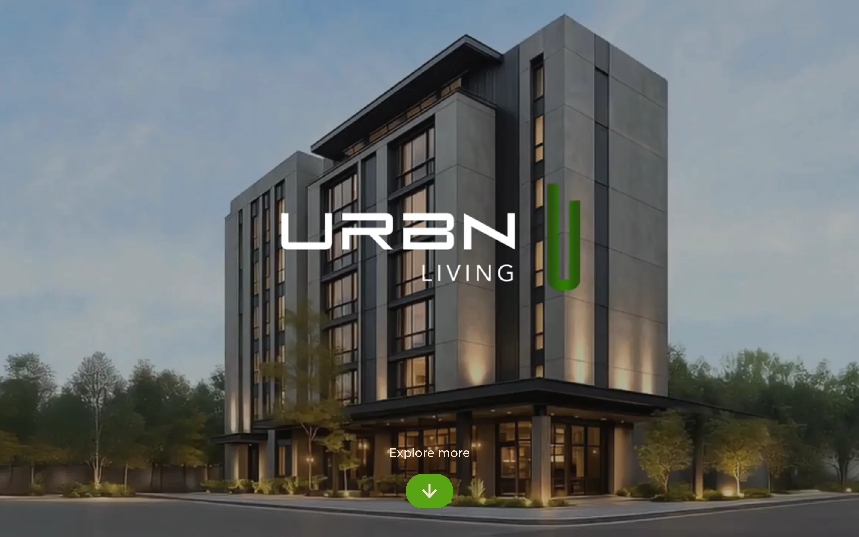 URBN Living — Co-living Website